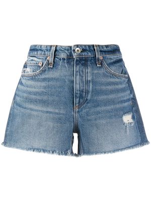 Rag & Bone mid-rise denim shorts - Blue