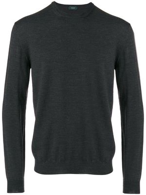 Zanone crew neck sweater - Grey