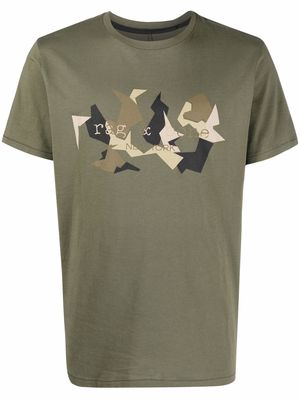 Rag & Bone logo-print organic-cotton T-shirt - Green