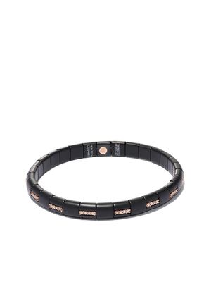 Roberto Demeglio 18kt rose gold, diamond and black ceramic Domino bracelet - Pink