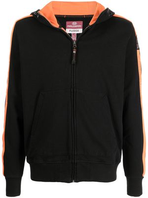 Parajumpers Aldrin contrast-trim hoodie - Black