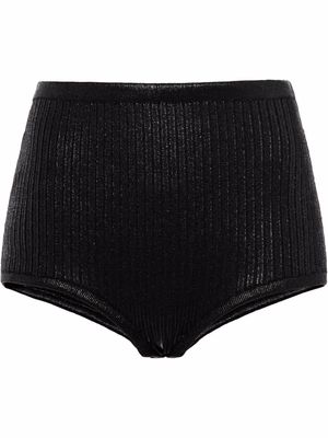 Prada Lurex mini shorts - Black