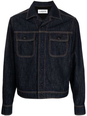 LANVIN denim shirt jacket - Blue