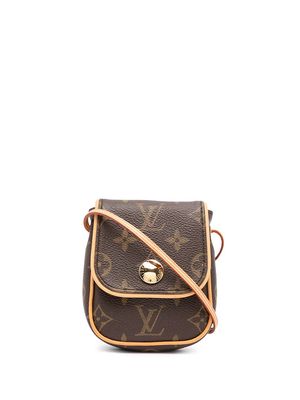 Louis Vuitton 2006 pre-owned mini monogram Pochette Cancun crossbody bag - Brown