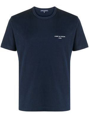 Comme Des Garçons Homme logo-print cotton T-shirt - Blue