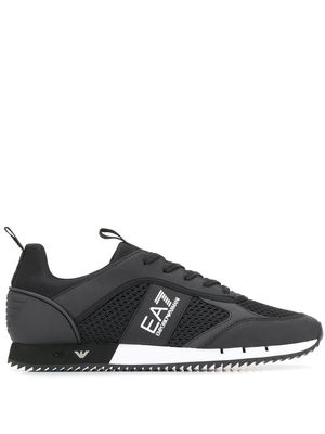 Ea7 Emporio Armani side logo sneakers - Black