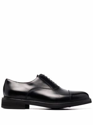 Barrett lace-up leather Oxford shoes - Black