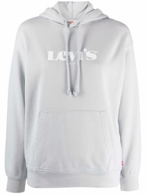 Levi's Standard Graphic logo-print hoodie - Grey