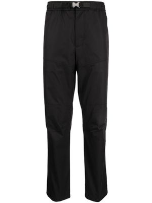 Armani Exchange belted-waist trousers - Black