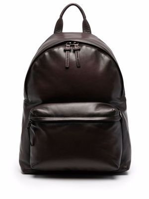Officine Creative OC zip-compartment backpack - Brown