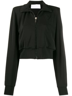 No Ka' Oi zip-through cropped jacket - Black