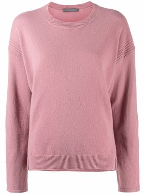 Alberta Ferretti wool drop shoulder jumper - Pink