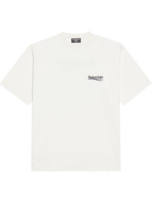 Balenciaga campaign logo T-shirt - White