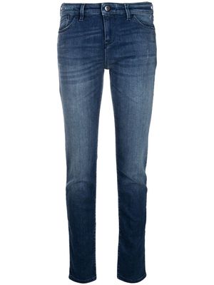 Emporio Armani low-rise skinny jeans - Blue