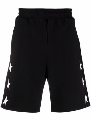 Golden Goose star print shorts - Black