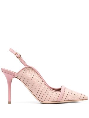 Malone Souliers Marion 85mm perforated pumps - Pink