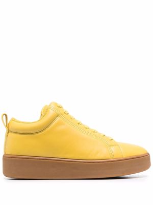 Bottega Veneta Quilt leather sneakers - Yellow