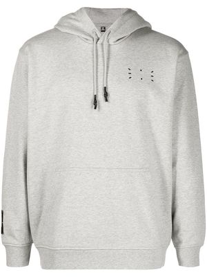 McQ Swallow logo patch hoodie - Grey