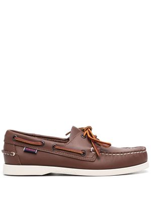 Sebago lace-up leather loafers - Brown