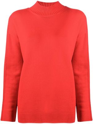Monse shoulder-flap knit jumper - Red