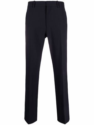 There Was One virgin wool-blend tailored trousers - Blue