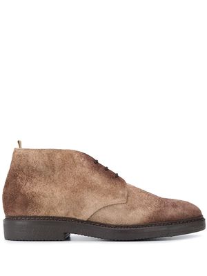 Doucal's suede ankle boots - Brown