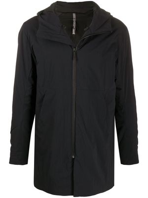 Veilance zipped parka coat - Black