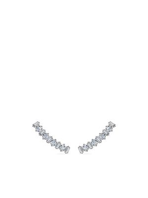 ALINKA 18kt white gold AMALFI diamond ear cuffs - Silver