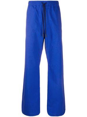 Marcelo Burlon County of Milan wide leg trousers - Blue