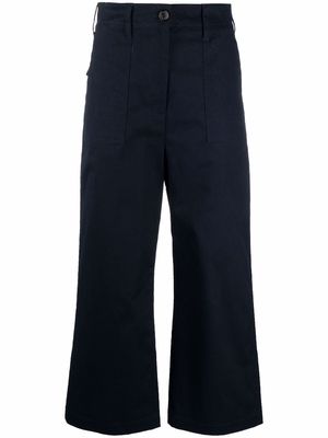 PS Paul Smith high-waisted flared trousers - Blue