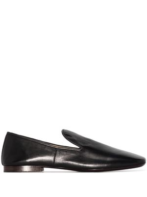 Lemaire square toe loafers - Black