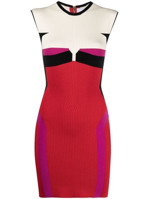 AZ FACTORY MyBody high-neck sleeveless dress - Red