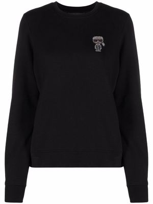 Karl Lagerfeld K/Ikonic studded sweatshirt - Black