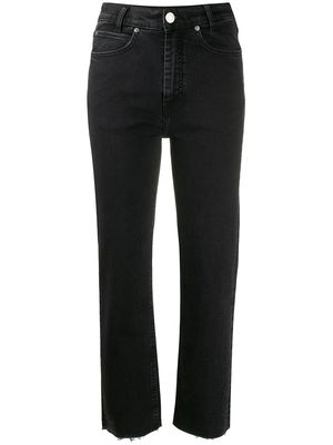 SANDRO Jayn cropped jeans - Black