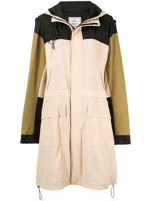 Maison Mihara Yasuhiro Resize Mountain parka coat - Neutrals