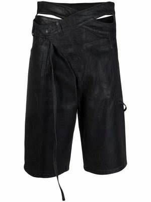 Ottolinger cut-out knee-length shorts - Black