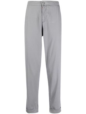 Kiton cropped chino trousers - Grey