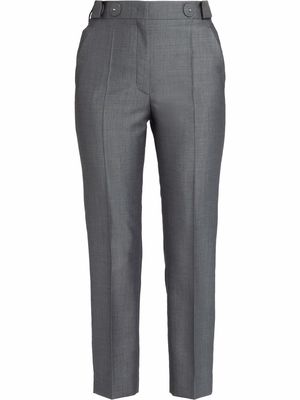 Prada high-waisted cropped trousers - Grey