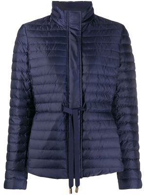 Michael Michael Kors drawstring waist puffer jacket - Blue