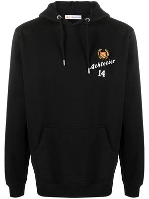 BEL-AIR ATHLETICS embroidered-logo hoodie - Black