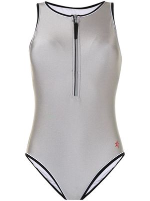 Perfect Moment racer-back swimsuit - Silver