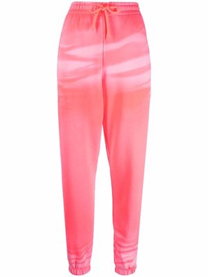Alexander Wang garment-dyed lounge track trousers - Pink