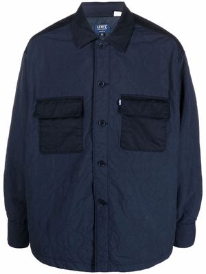 Levi's: Made & Crafted button-down shirt jacket - Blue