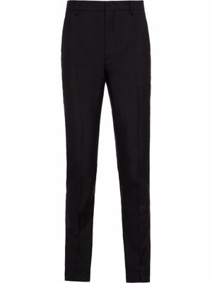 Prada pressed-crease tailored trousers - Black
