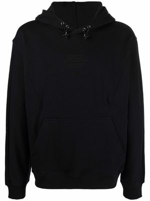 MSGM drawstring pullover hoodie - Black