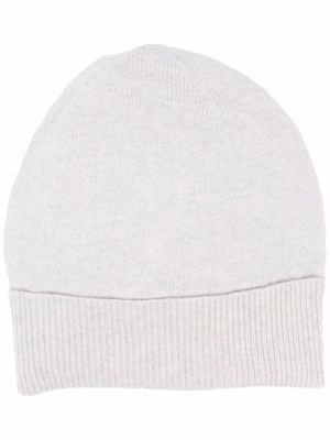 Barrie cashmere beanie hat - Grey