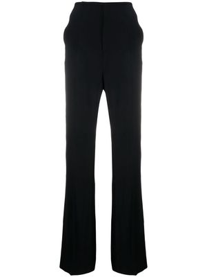 Nº21 high-waisted flared trousers - Black