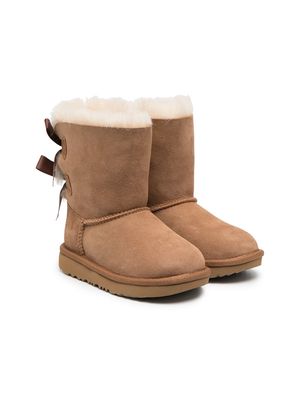 UGG Kids Bailey Bow II boots - Neutrals