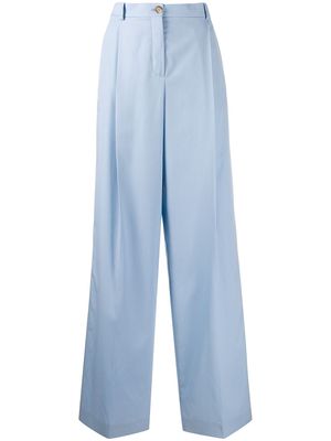 Nina Ricci super flared trousers - Blue