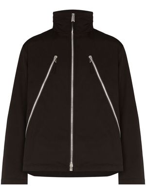 Bottega Veneta concealed-hood lightweight jacket - Black
